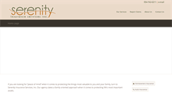 Desktop Screenshot of insureserenity.com